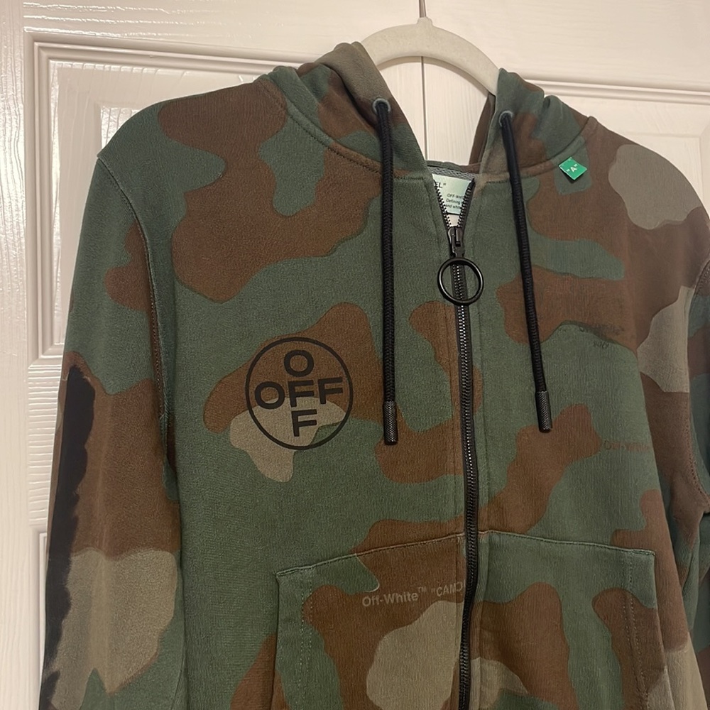 Off White Zip Up - image 3
